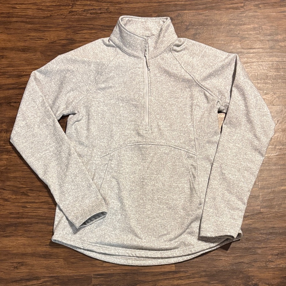 Kyodan Light Gray Zip-Up Sweater